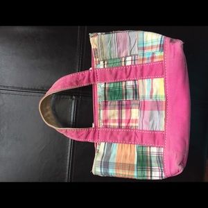 Small Plaid L.L. Bean Mini Tote
